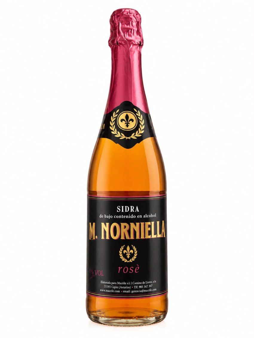 botella rosé sola