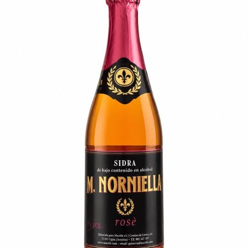 botella rosé sola