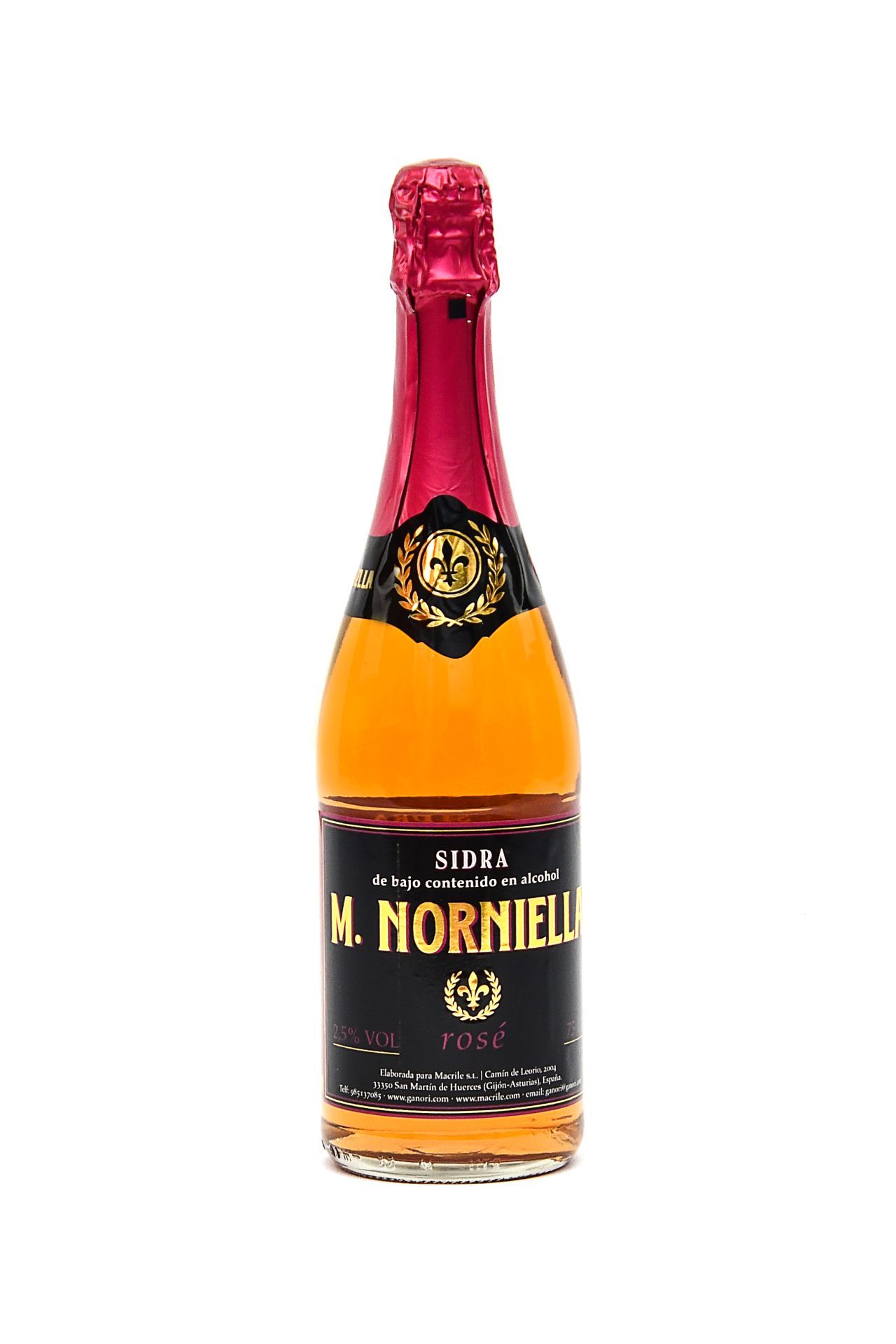 Botella 75 cl Sidra Rosé